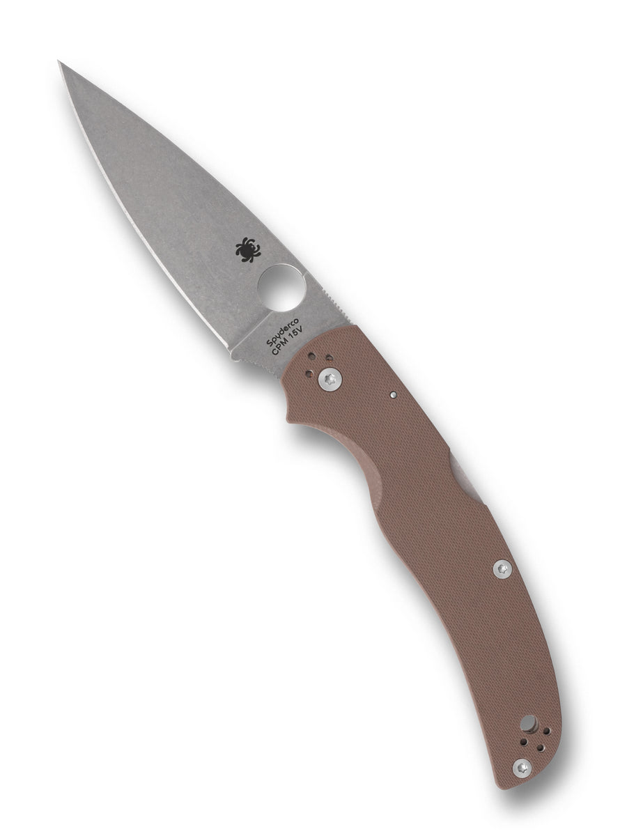 SPYDERCO Native Chief™ Brown G-10 CPM® 15V® Sprint Run®