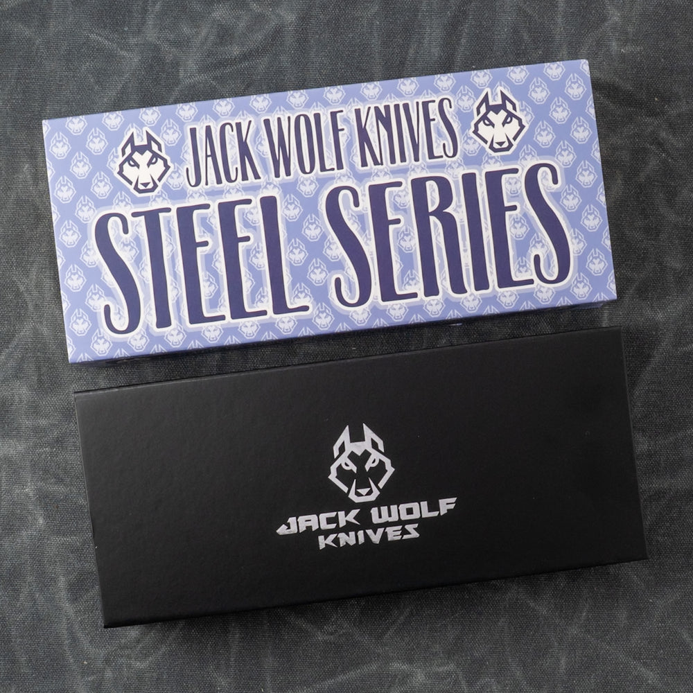 JACK WOLF KNIVES TIMBER JACK - BLUE CANYON & MAPLE VALLEY RICHLITE