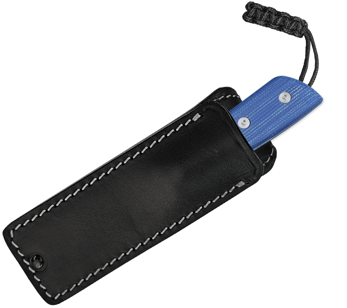 STRAIGHT LINE Digger Blue Canvas Micarta