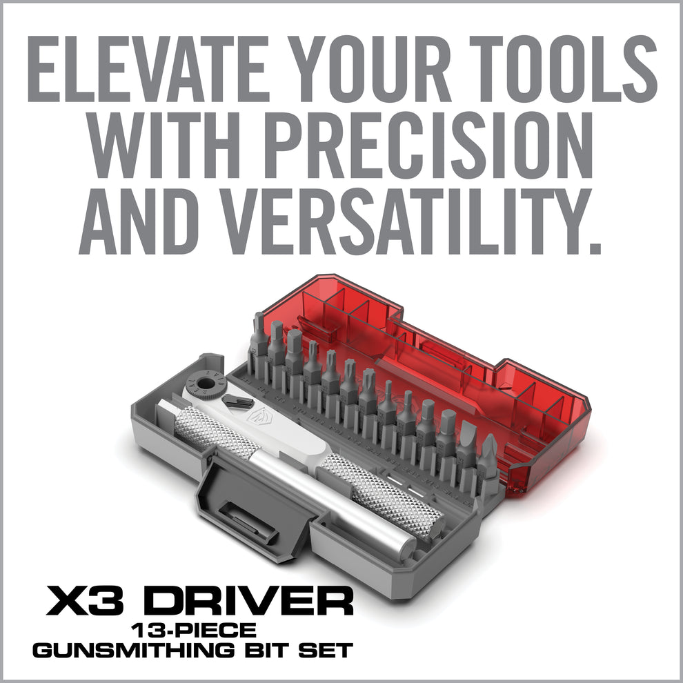 REAL AVID X3™ Driver 13-Piece Gunsmithing Bit Set