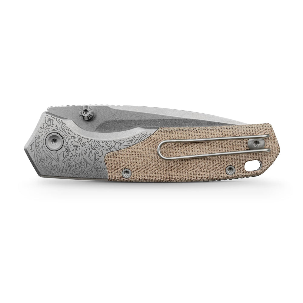 VOSTEED Psyop - Top Liner Lock Knife (2.99" S35VN Blade & Norplex UltreX™ Micarta Handle) - A2232