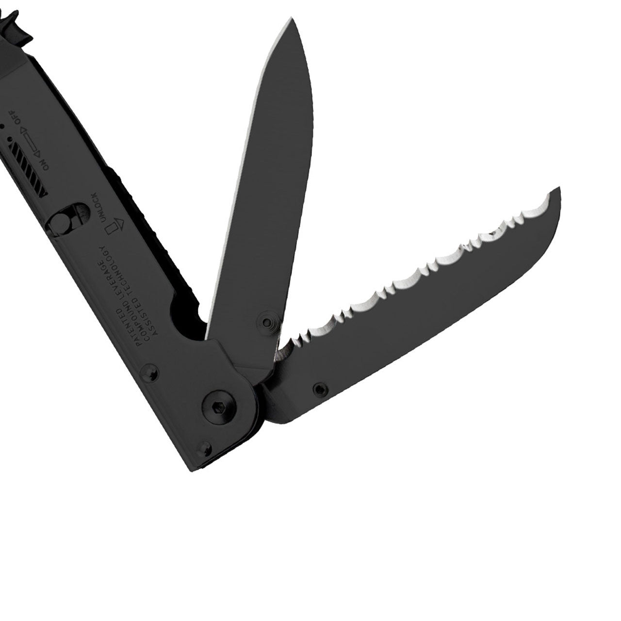 SOG POWERASSIST - BLACK, NYLON POUCH