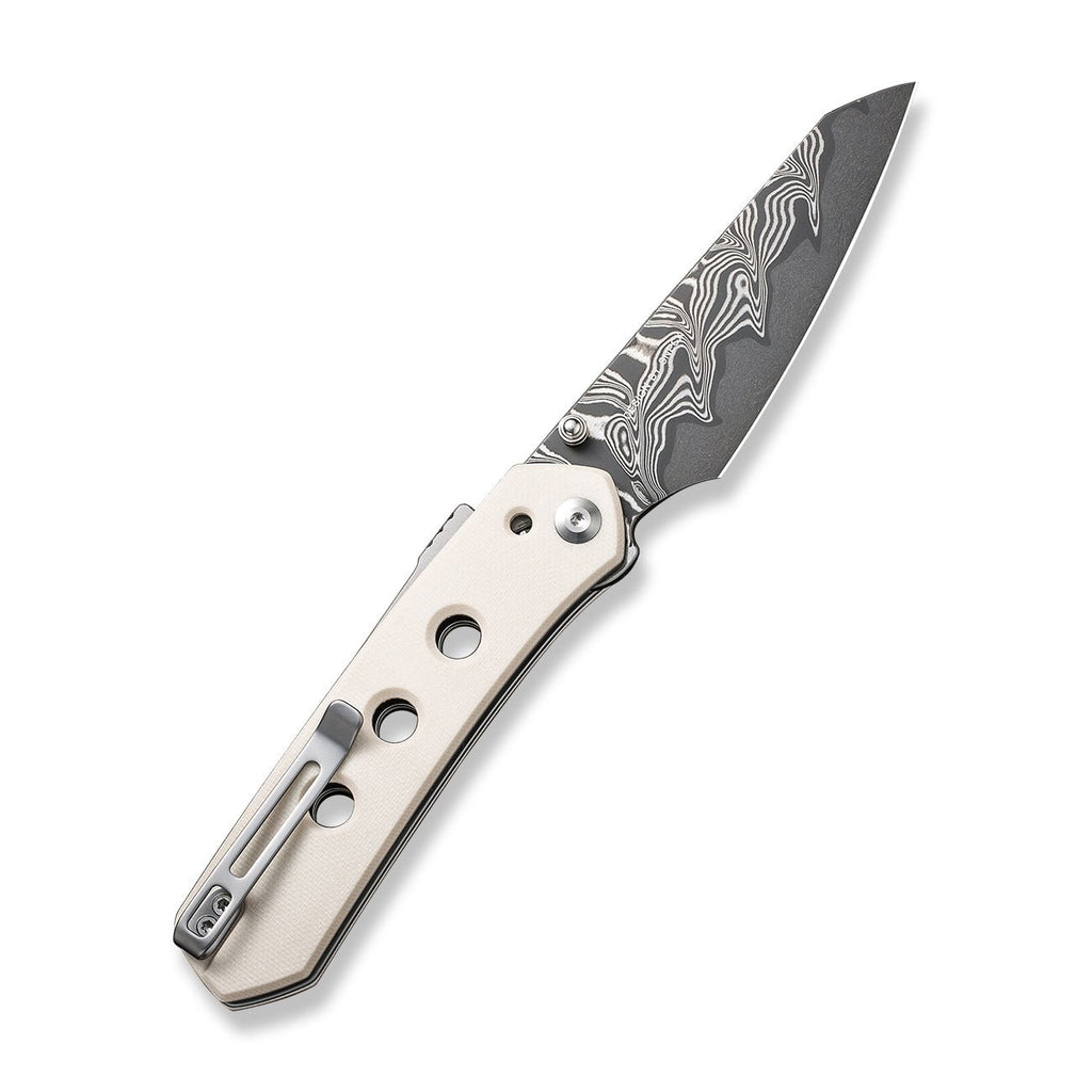 CIVIVI Vision FG Thumb Stud & Superlock Knife G10 Handle (3.54" Damascus Blade) C22036-DS1