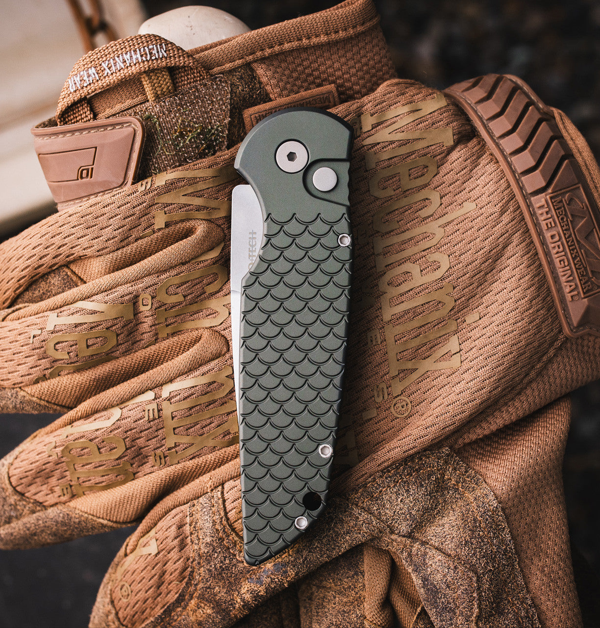 PRO TECH TR-3 - Tactical Response 3 X1 Stonewash Green