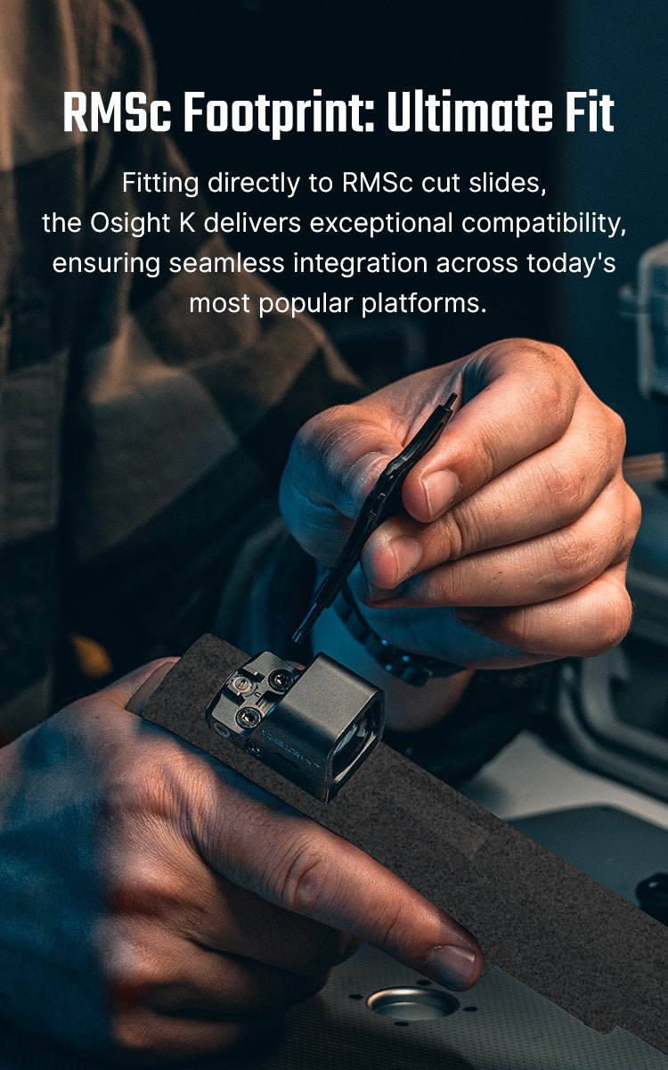 OLIGHT Osight K Open Reflex Optic with Replaceable Side-Loading Battery