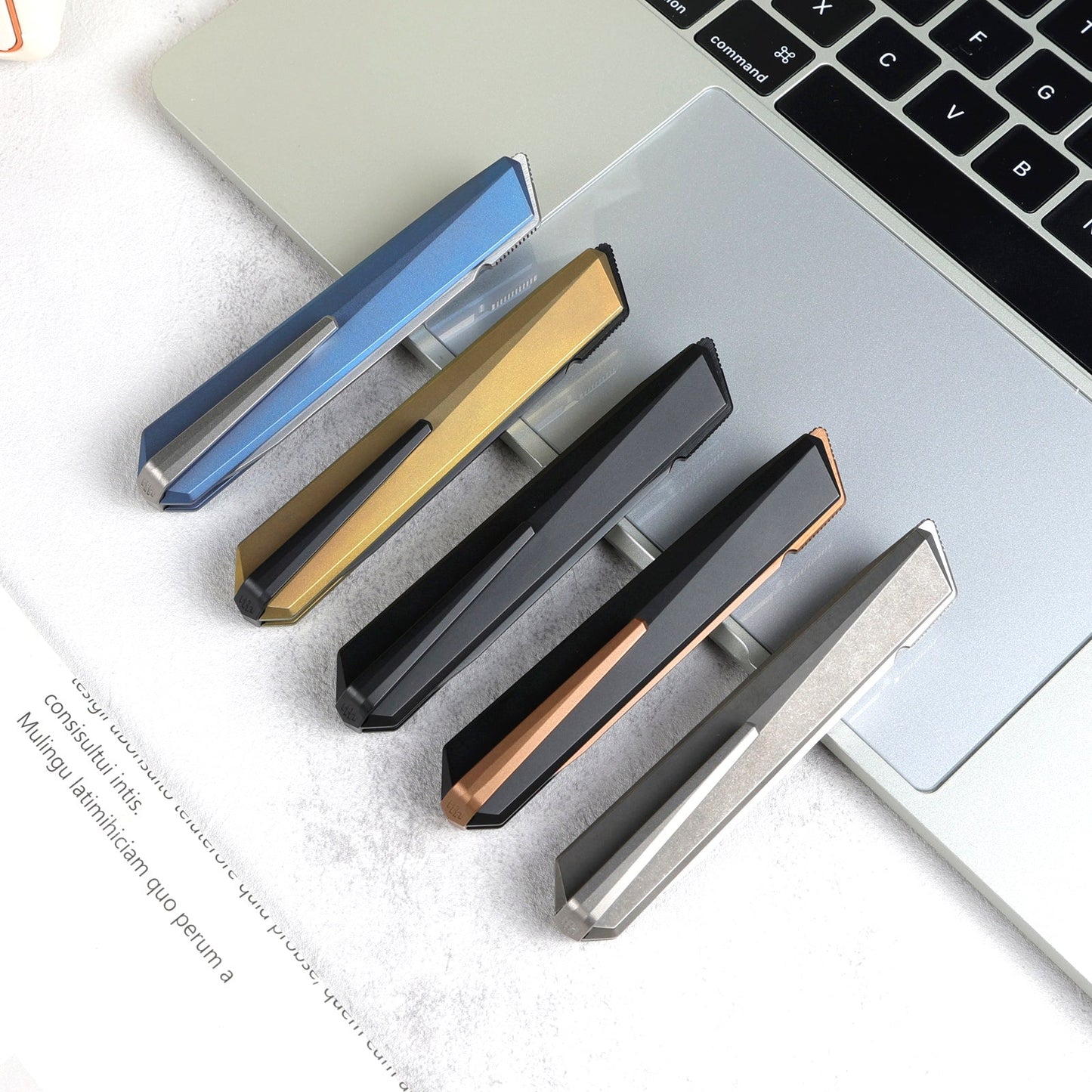 REMETTE RT-ELIGO Knife M390 Blade Titanium Handle Double Detent Lock Folding Pocket EDC Knife EGB5