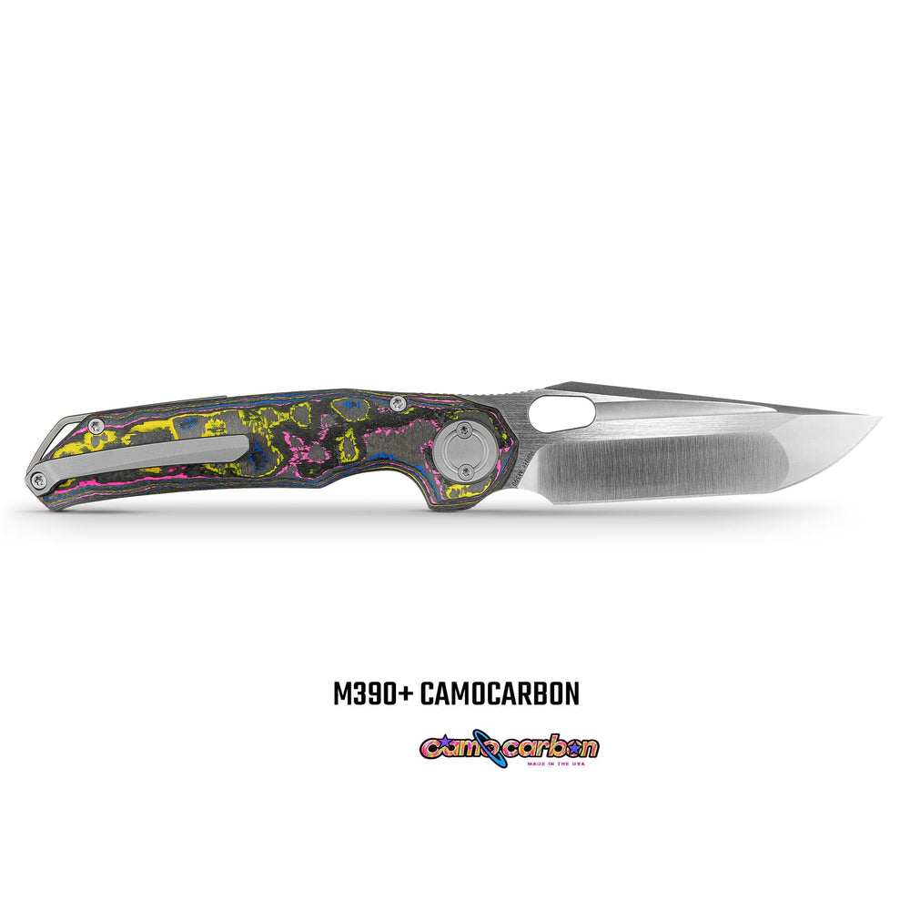 VOSTEED Thunderbird V- Vanchor Lock® (3.46" M390 Blade & CamoCarbon Handle) - A0322