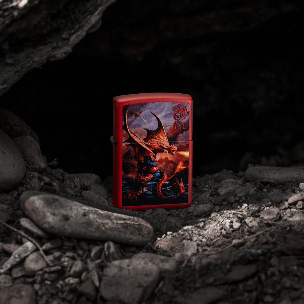 ZIPPO Anne Stokes Fire Dragon Design