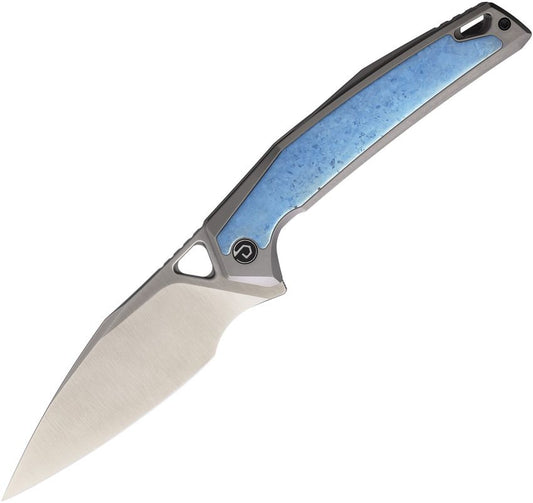 Defcon Framelock Blue Crystal