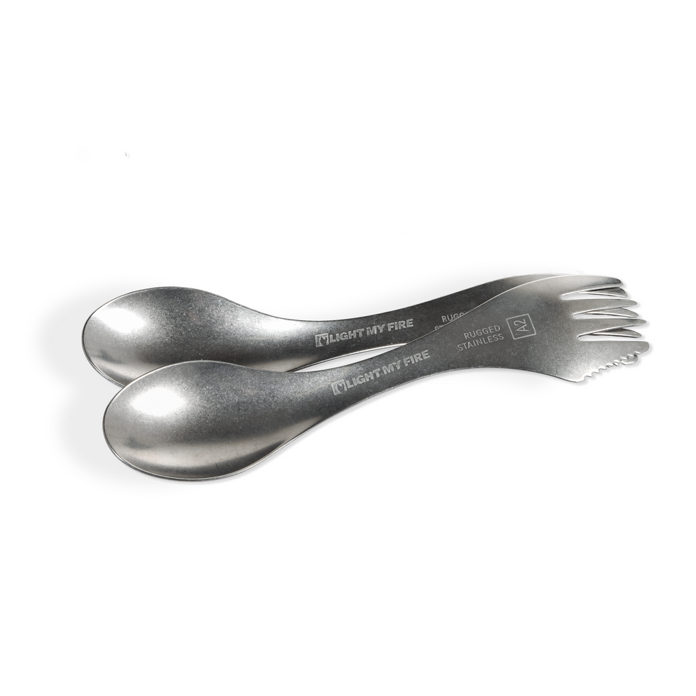 LIGHT MY FIRE Swedish Spork stainless 2-pack