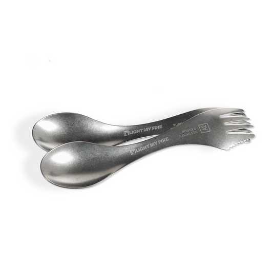 LIGHT MY FIRE Swedish Spork stainless 2-pack