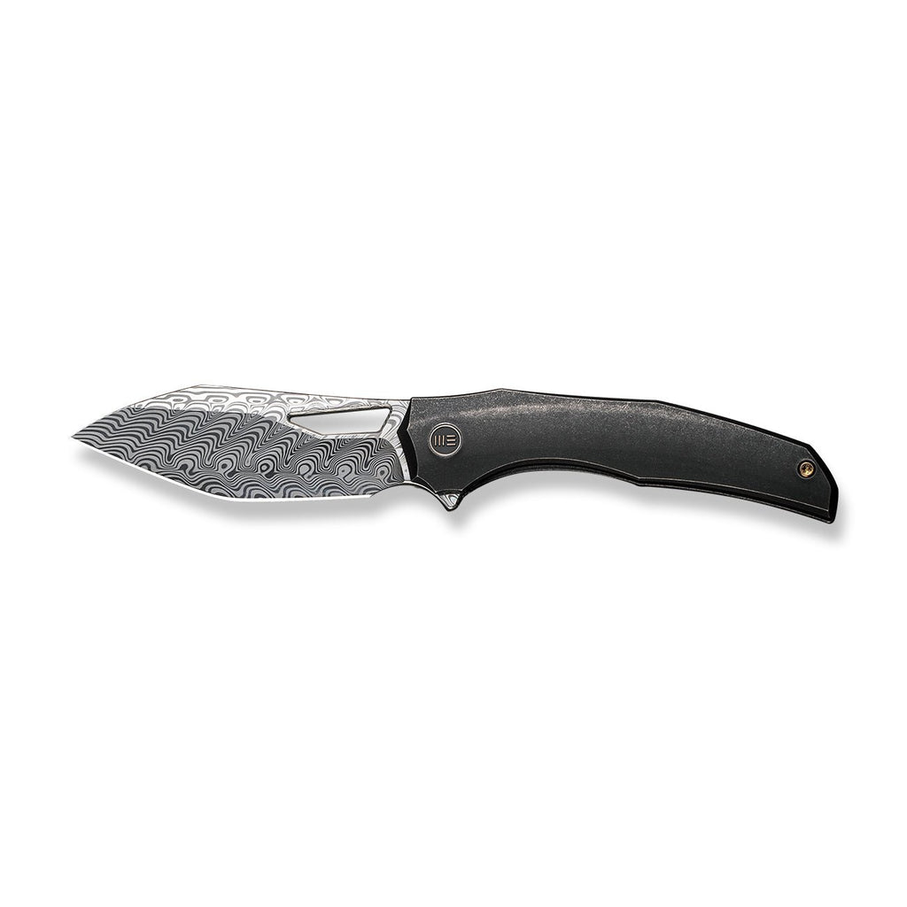 WEKNIFE Ignio Mystery Box Black Titanium Handle (3.3" Hakkapella Damasteel Blade) WE22042B-DS1 MB, With One Free Mystery WE Or CIVIVI Model