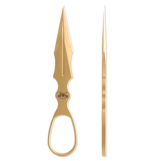 SKALLYWAG TACTICAL D2 DAGGER - Bounty Gold