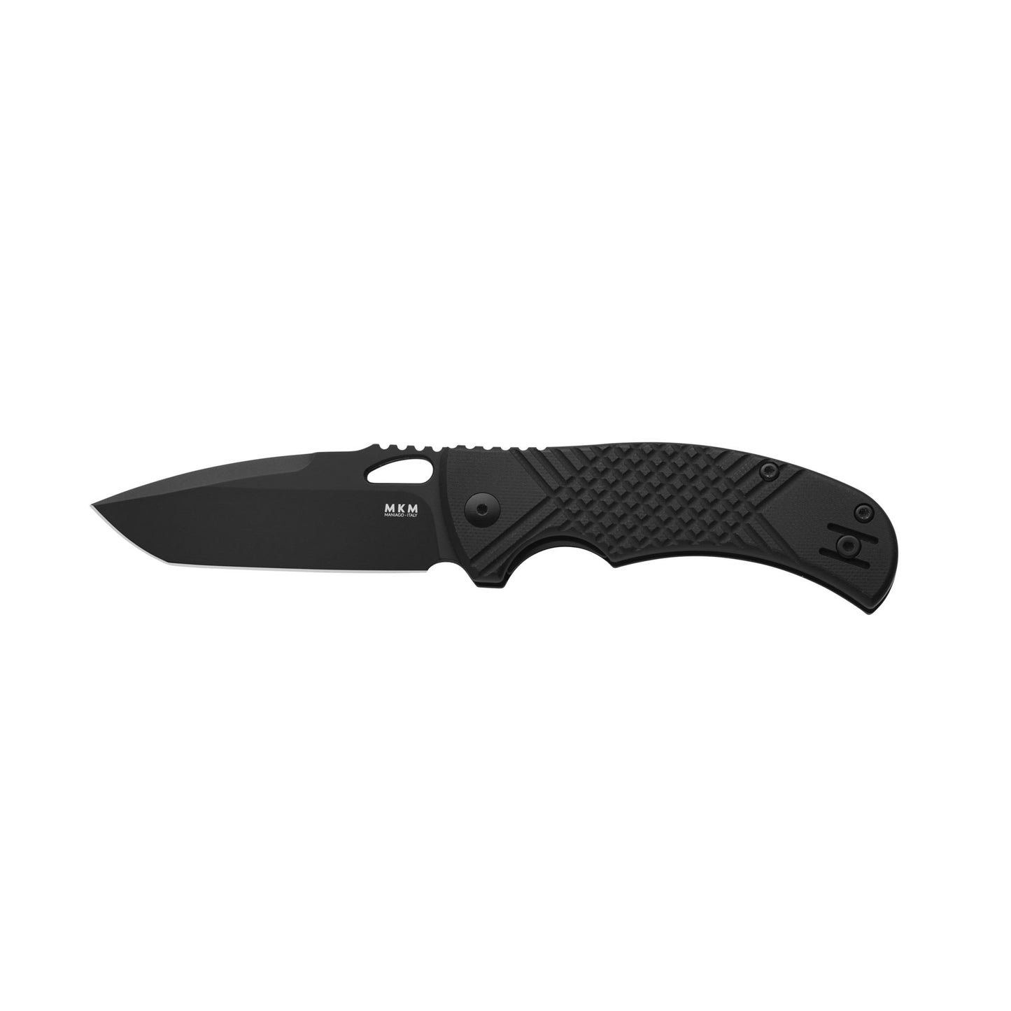 MKM-MANIAGO KNIFE MAKERS CIRAS – G10 BLACK, BLACK bld