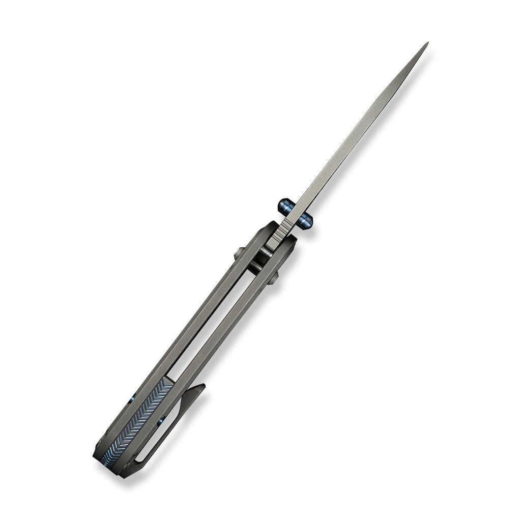 WEKNIFE Bougie Banter Thumb Stud & Crossbar Lock Knife Titanium Handle (2.91" CPM S45VN Blade) WE24009-2