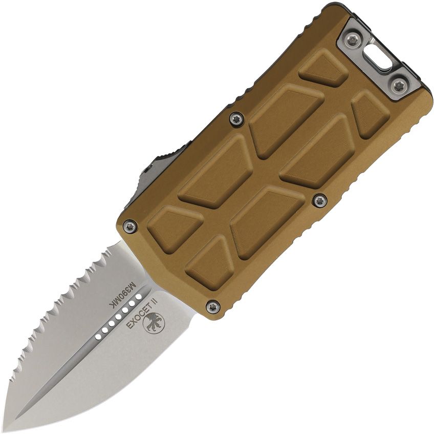 Microtech Auto Exocet II OTF D/E Tan