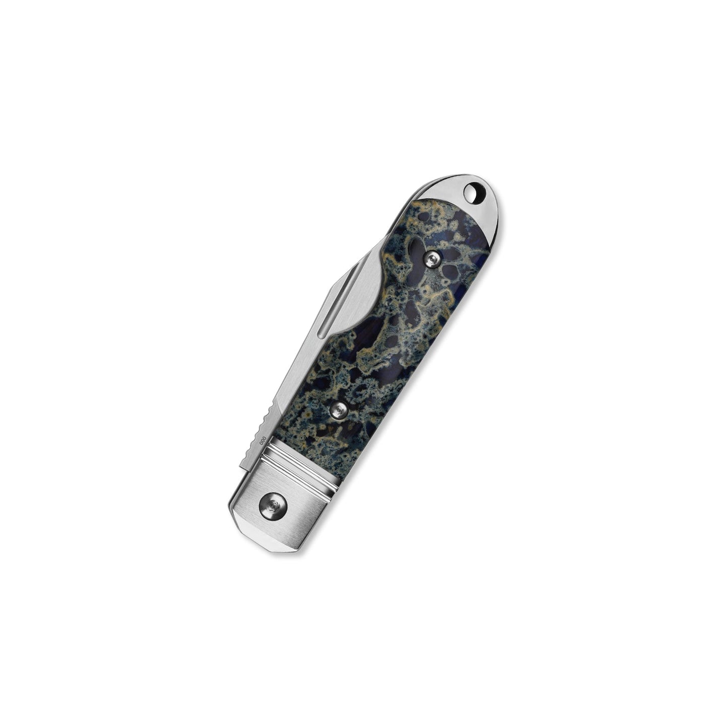 QSP Moray Slip Joint Pocket Knife Vanax blade Raffir Calceon Ocean Blue Handle-Limited Edition