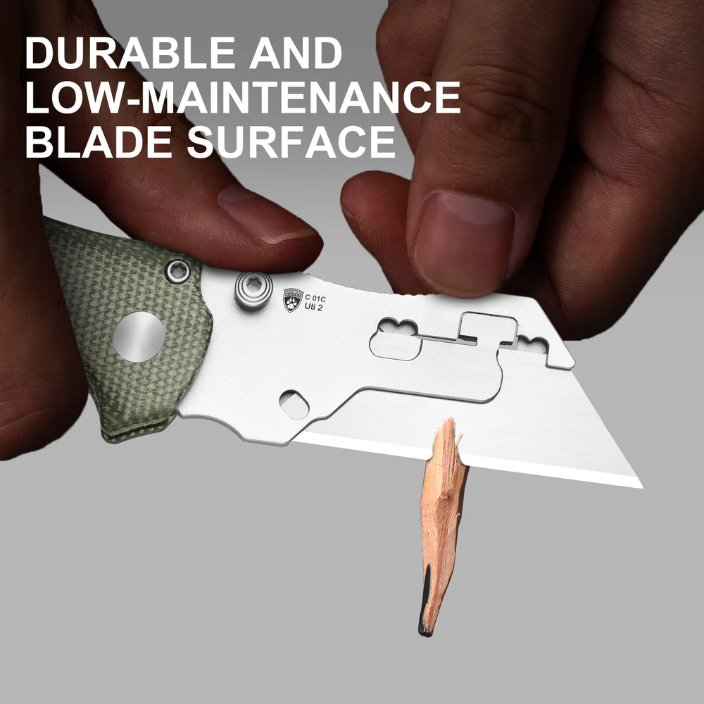 KIZER CUTLERY Sheepdog Utility Knives | C01C Uti 2 | 5Cr15MoV | Micarta | V3488.29JNA1