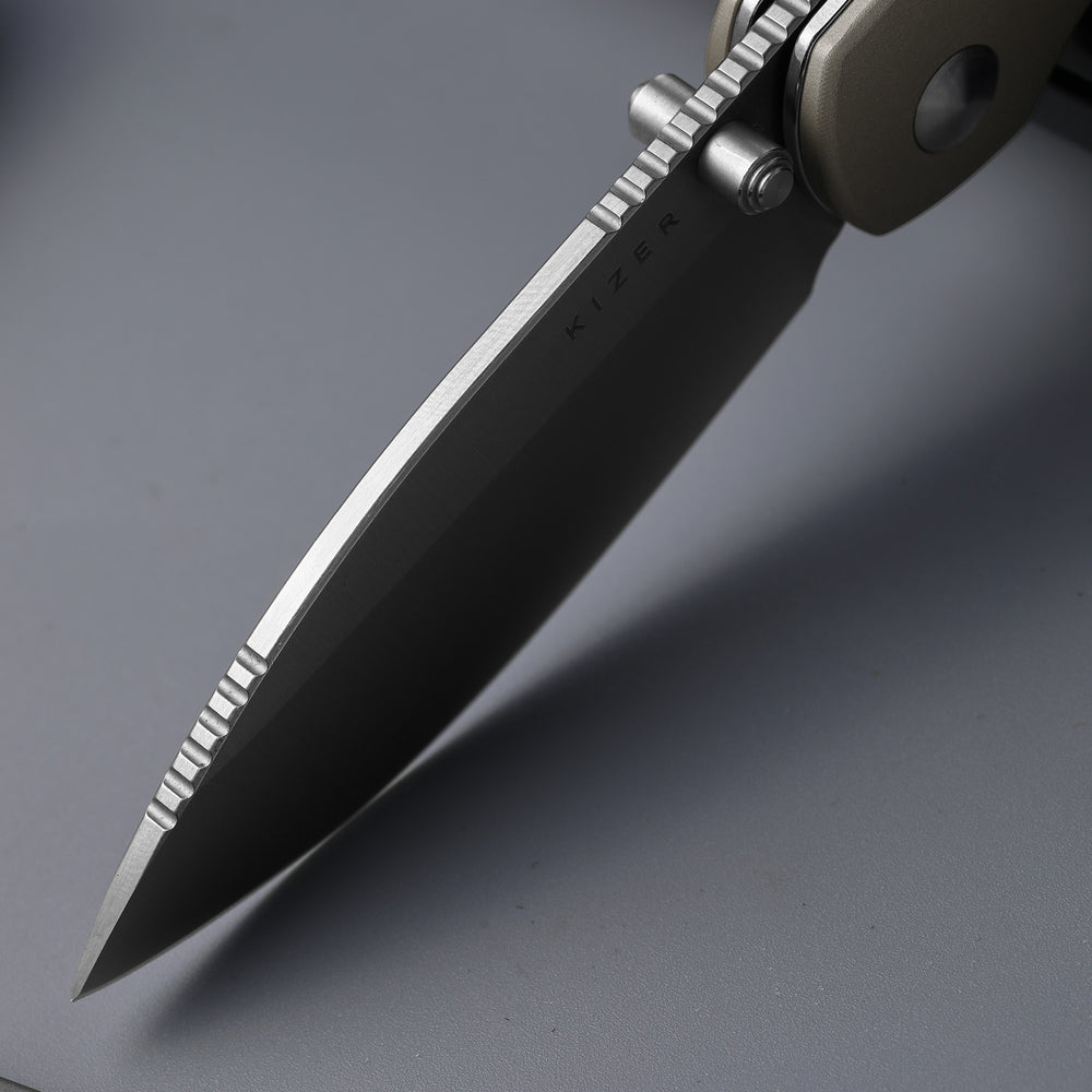 KIZER CUTLERY Phoca BD | 14C28N | Aluminum | Button Liner Lock