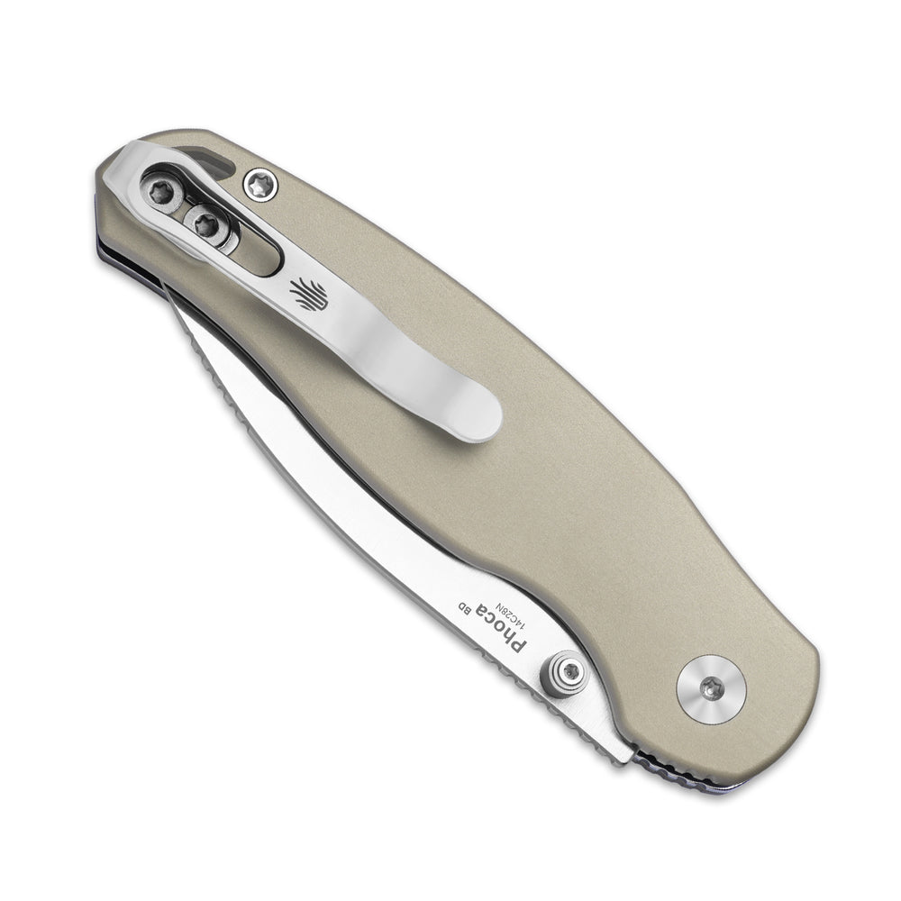 KIZER CUTLERY Phoca BD | 14C28N | Aluminum | Button Liner Lock