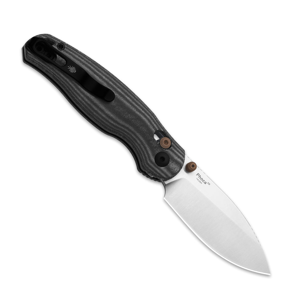 KIZER CUTLERY Phoca CD | 14C28N | Norplex UltreX™ Micarta | Clutch Lock