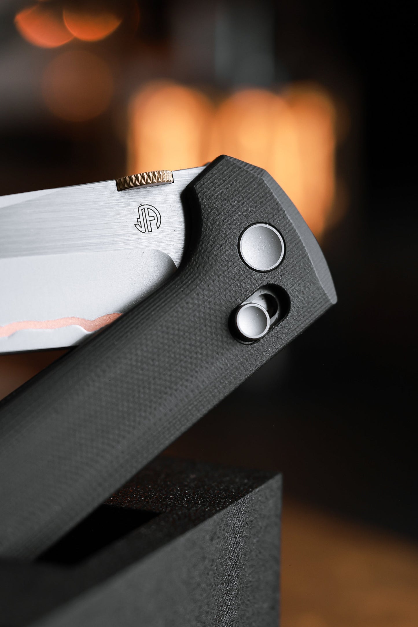 NORTH MOUNTAIN BLADE 2418-BK-5 Crossbar Lock 5-Layer Copper Steel 3.5" Blade Japanese-style tactical folding knife