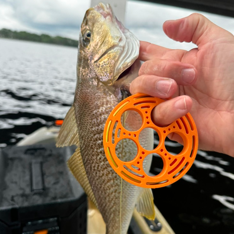 Crystal Creek Gear GoReel Rodless Hand Reel Fishing Kit - Lake