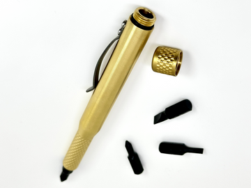 MARATAC 1/4" Pen Driver Brass By Maratac® - Gen 2