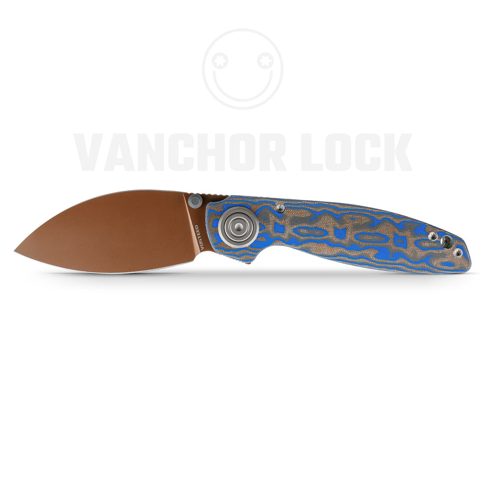 VOSTEED Shilin Cutter® - Vanchor Lock® (2.90" 154CM Blade & Micarta Handle) - A2811