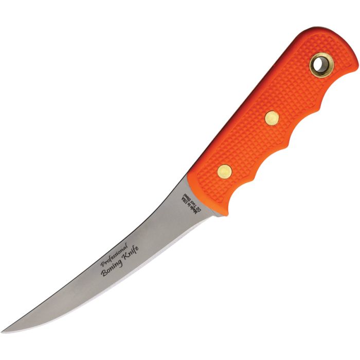 Knives Of Alaska Professional Boning Knife Orange