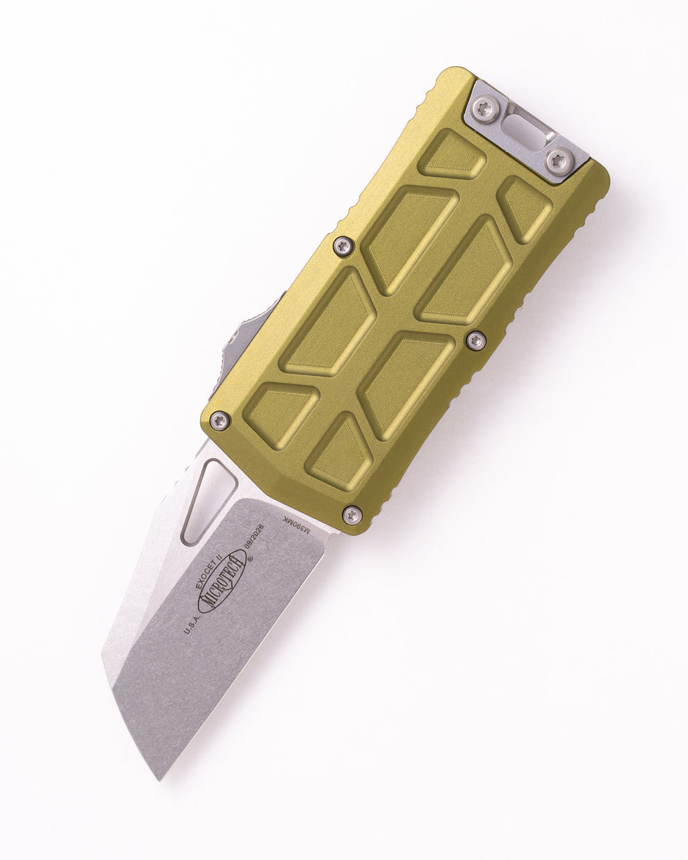Microtech Gear Exocet® II Wharncliffe Stonewash Standard OD Green (1156-10OD)