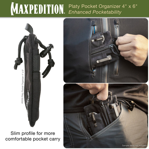 MAXPEDITION Platy Pocket Organizer 4" x 6"