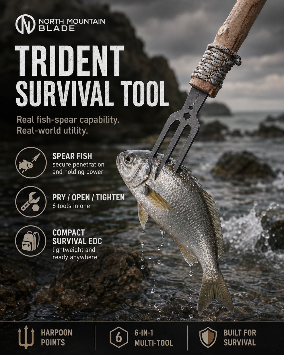 North Mountain Survival Harpoon