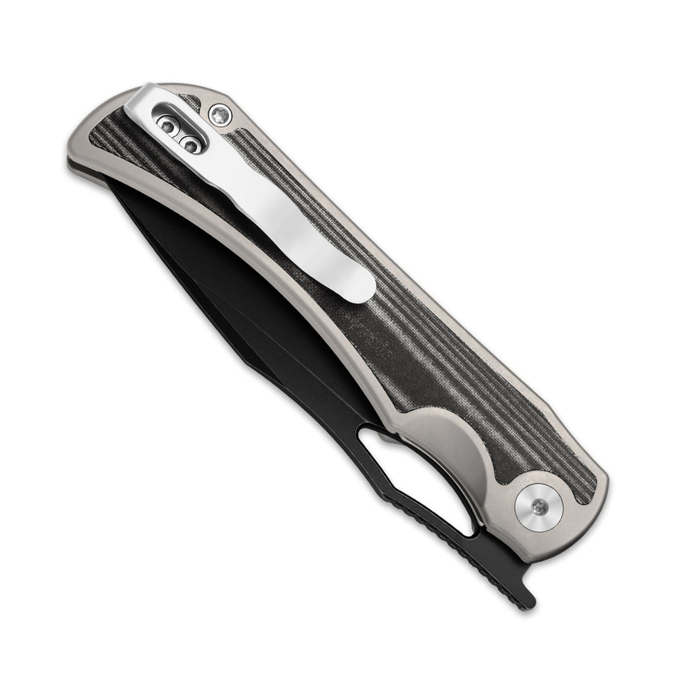 KIZER CUTLERY Allure | S45VN | Titanium & Norplex UltreX™ Micarta