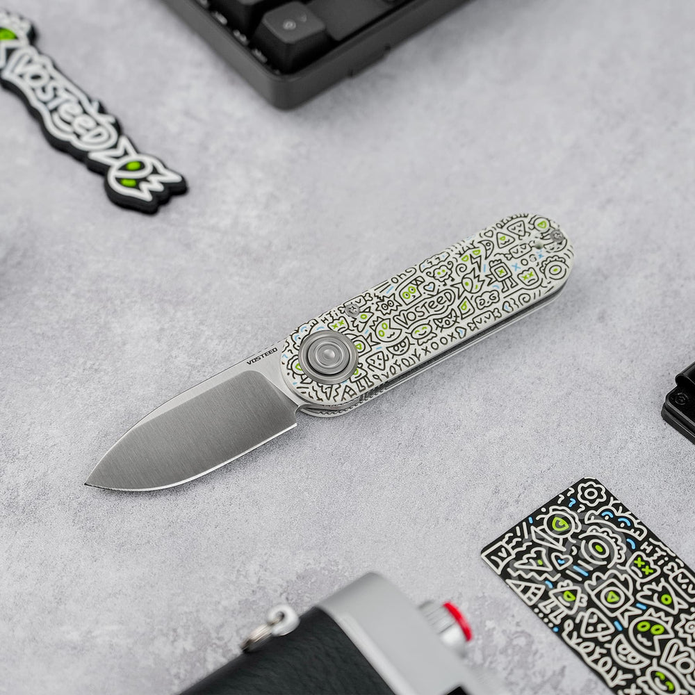 VOSTEED Corgi® V -Vanchor Lock® (2.36" 14C28N Blade & G10 Handle) - A3727