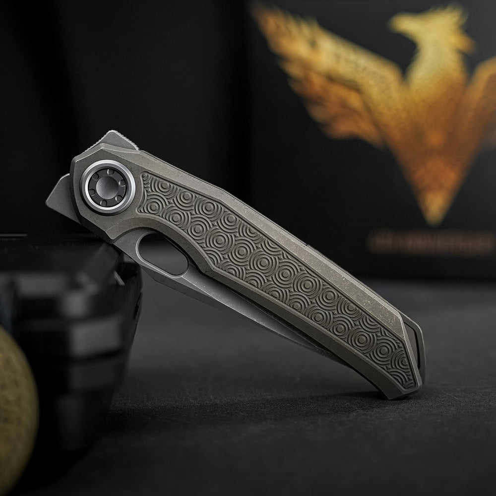 VOSTEED Thunderbird V- Vanchor Lock® (3.46" M390 Blade & Titanium Handle) - A0325