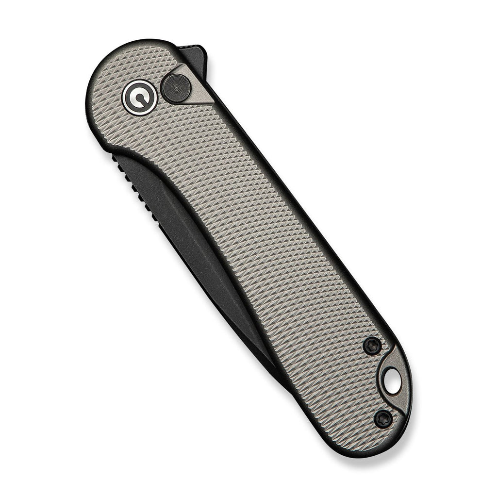 CIVIVI Button Lock Elementum II Flipper Knife Aluminum Handle (2.96" Nitro-V Blade) C18062PD-1