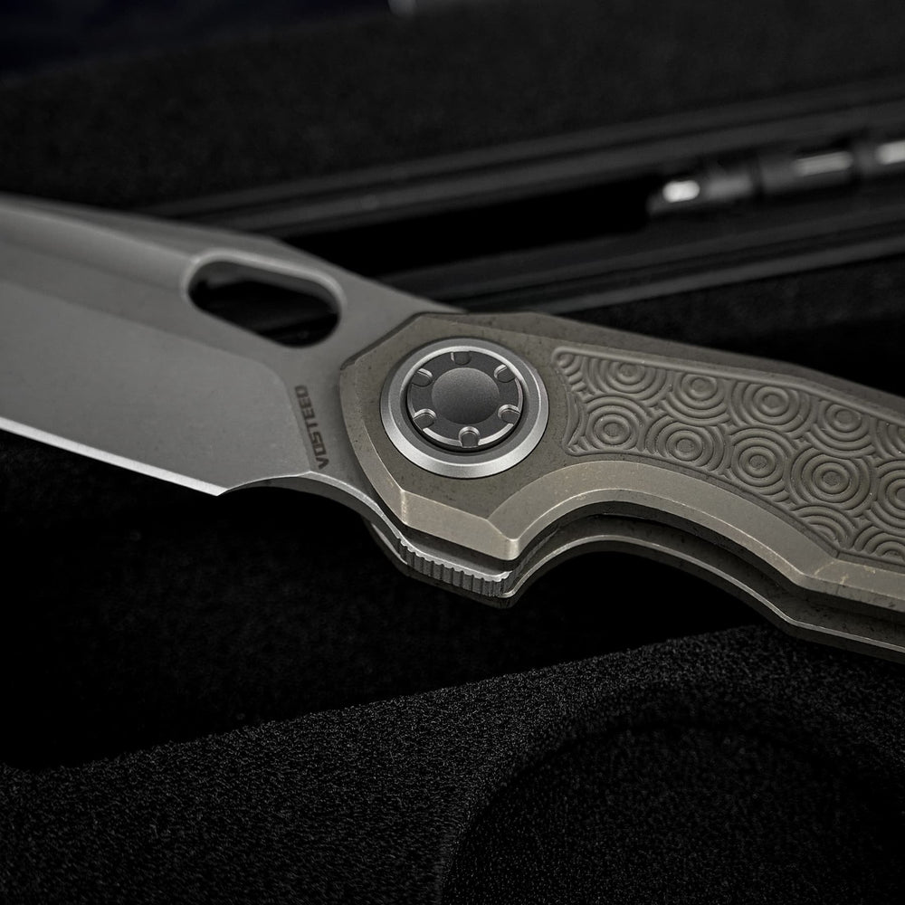 VOSTEED Thunderbird V- Vanchor Lock® (3.46" M390 Blade & Titanium Handle) - A0325
