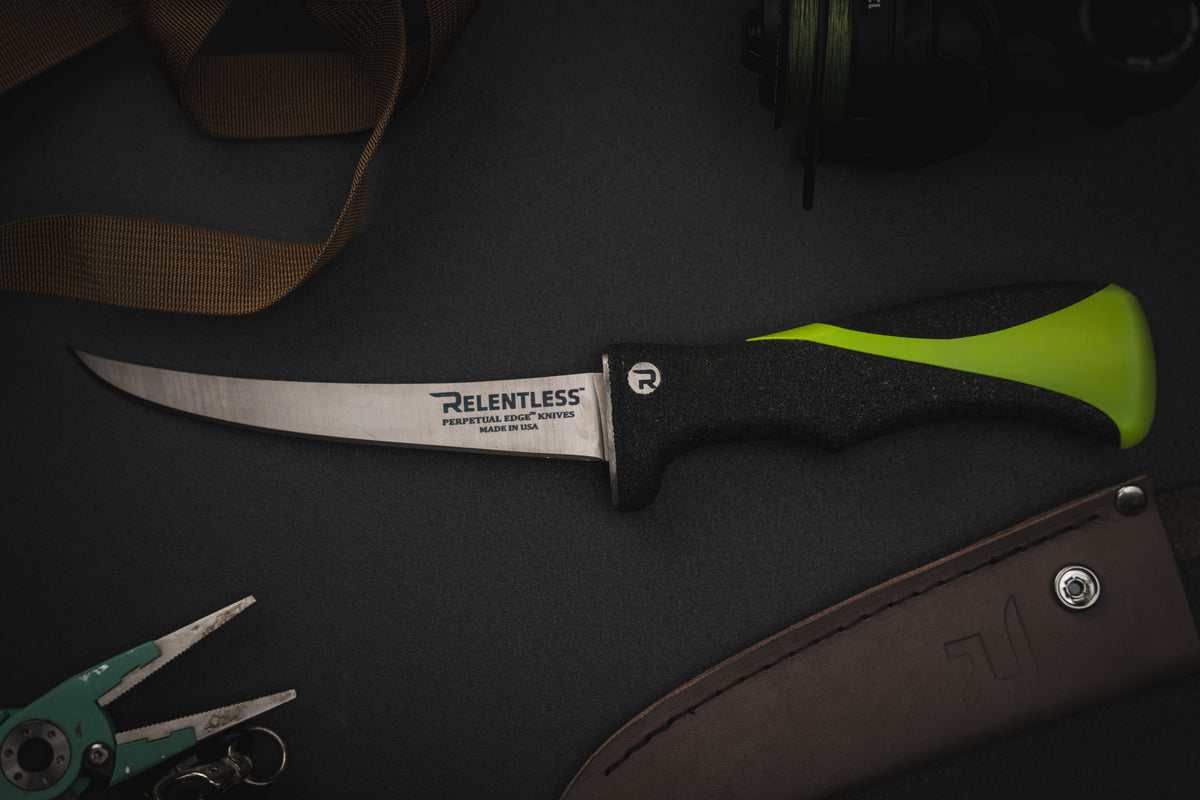 Relentless Knives 6″ Curved Fillet Knife