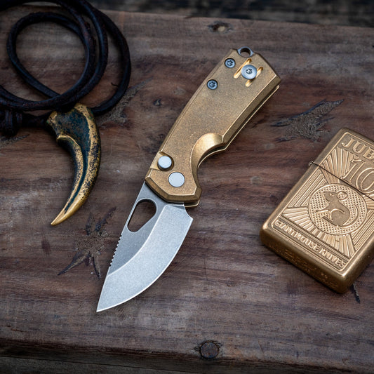 GIANT MOUSE Tipsy - Brass
