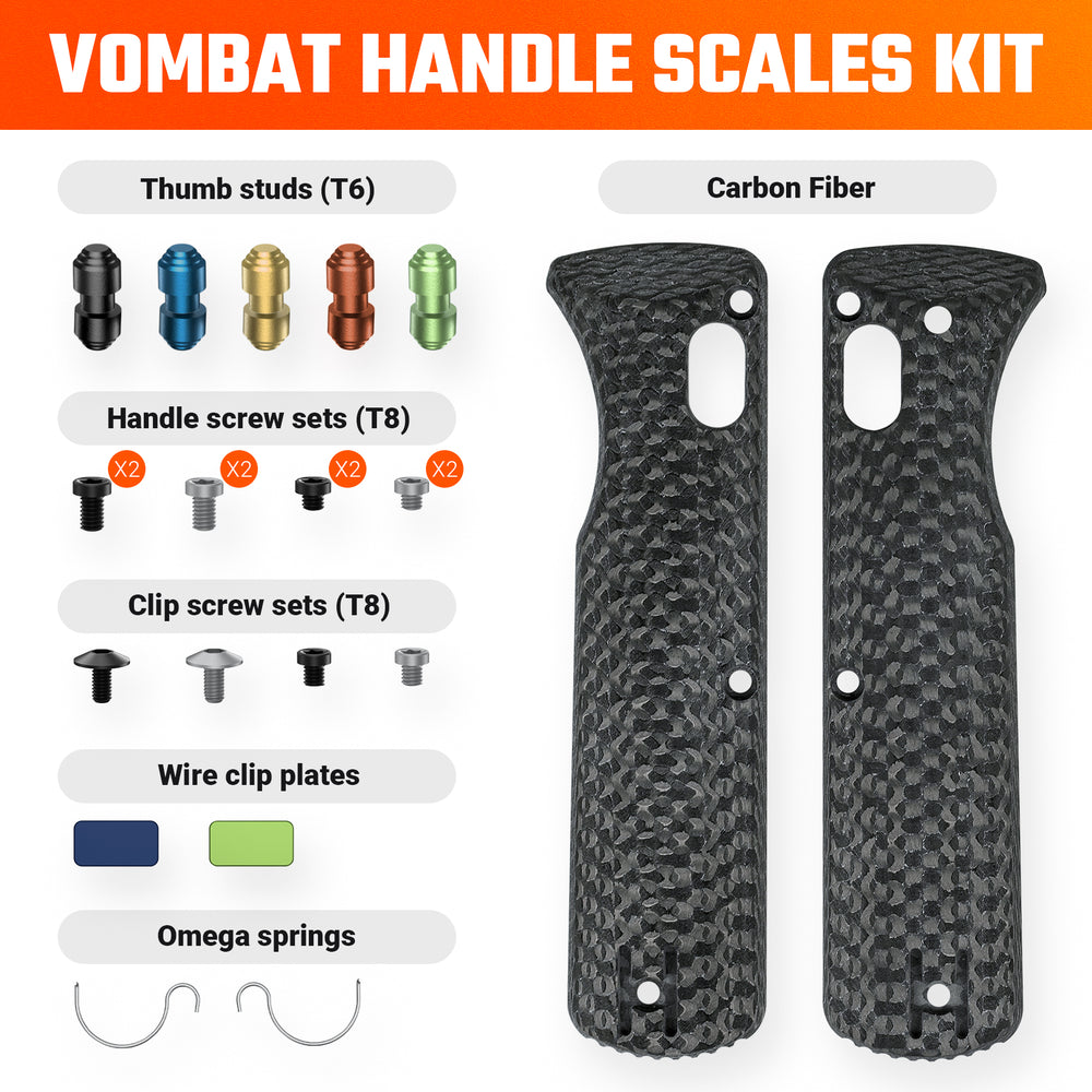VOSTEED Vombat Handle Scales Kits- W0107
