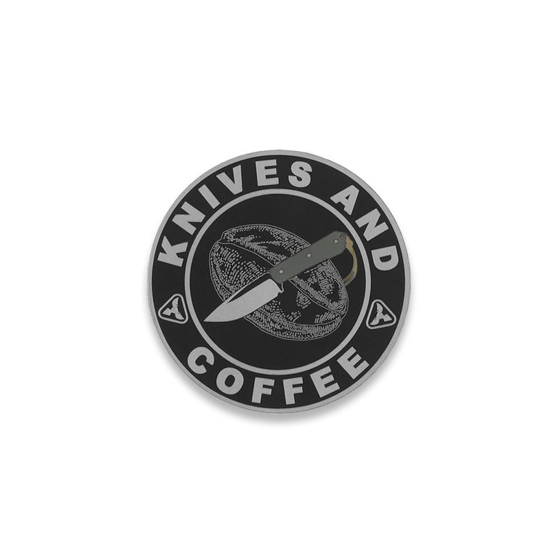 AuCon Patch - Titanium - Knives and Coffee