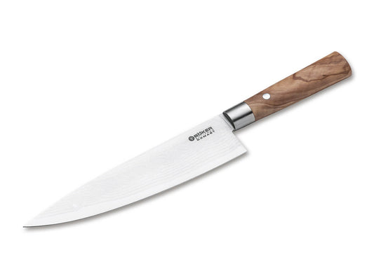 BOKER Damast Olive Chef's Knife Large