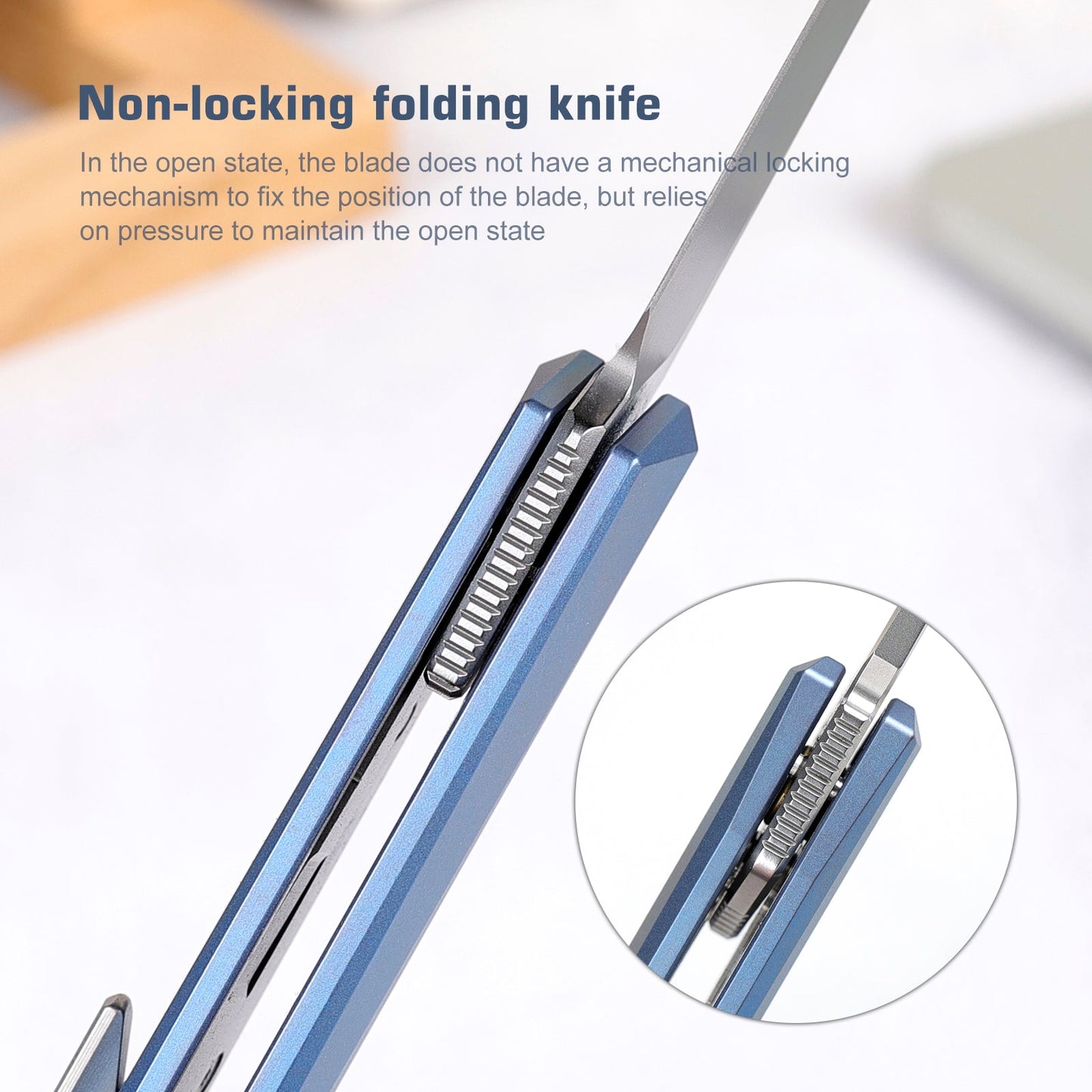 REMETTE RT-ELIGO Knife M390 Blade Titanium Handle Double Detent Lock Folding Pocket EDC Knife EGB4