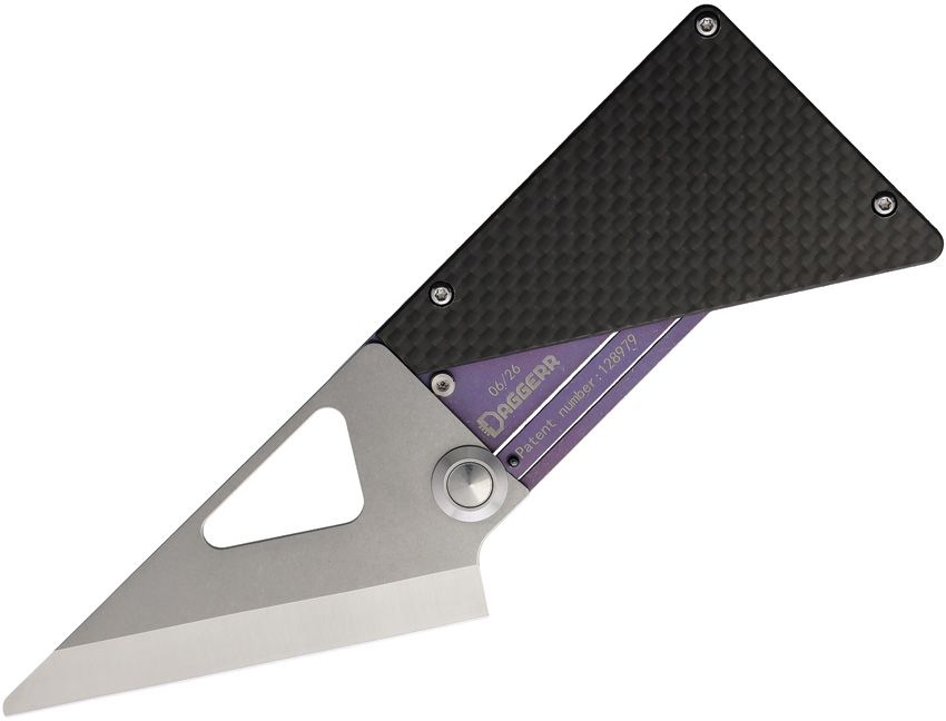Daggerr Knives Cardknife Purple
