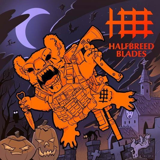 HALFBREED BLADES Halloween Drop Bear Morale Patch 2025