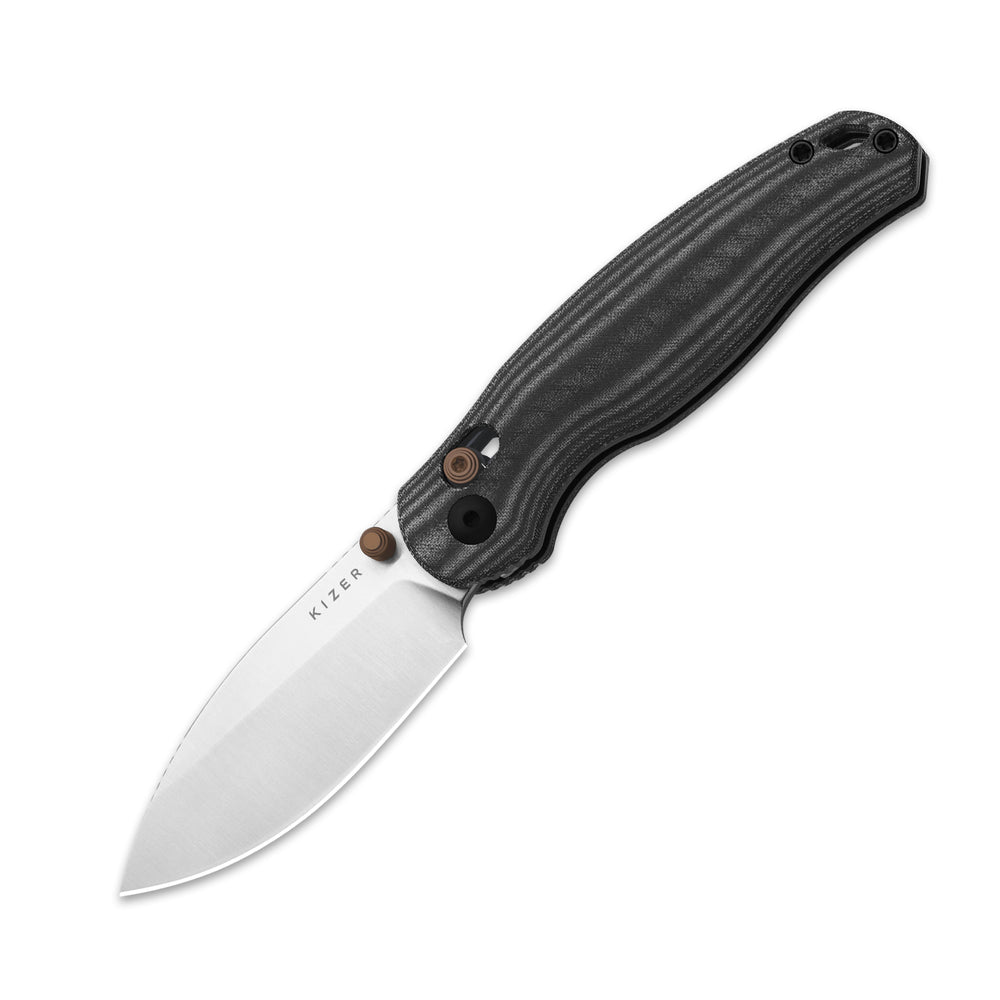 KIZER CUTLERY Phoca CD | 14C28N | Norplex UltreX™ Micarta | Clutch Lock