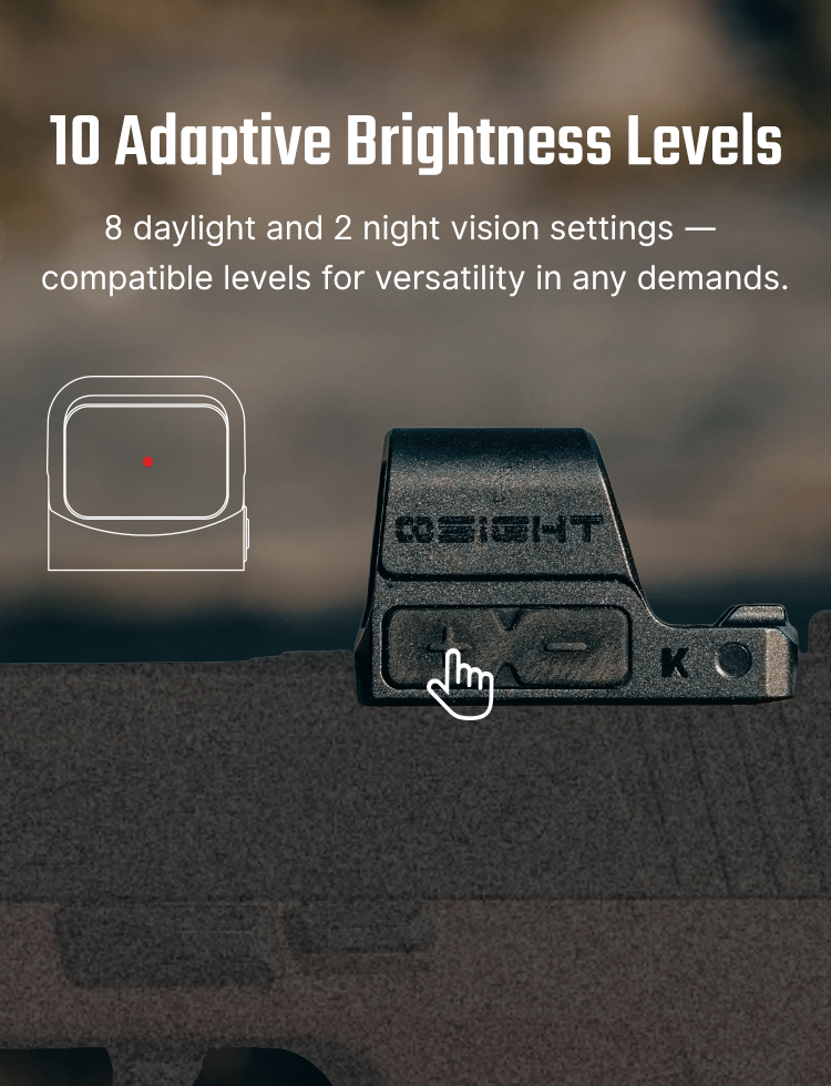 OLIGHT Osight K Open Reflex Optic with Replaceable Side-Loading Battery