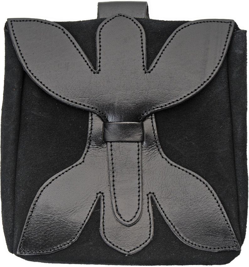 Pakistan Large Medieval Pouch Black