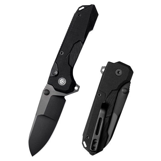 REMETTE RT-Cosmic Knife Button Liner Lock 14C28N Blade G10 Handle Outdoor Camping Knives RTCO-GB